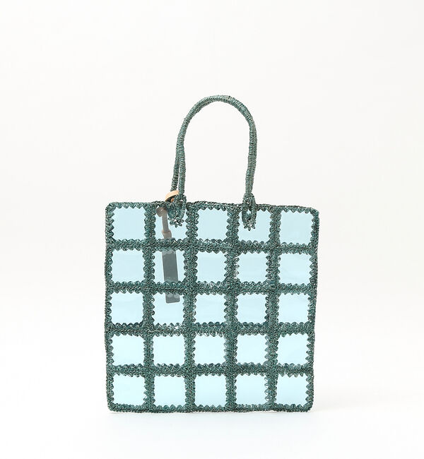 AU BANNISTER「●JAMIRAY コードパッチ クリアトートバッグ」|トートバッグ|