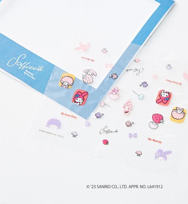 Soffitto「【マイスウィートピアノ＆マイメロディ&times;soffitto】ネイルシール」|ネイルカラー|