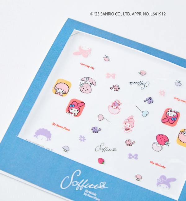 Soffitto「【マイスウィートピアノ＆マイメロディ&times;soffitto】ネイルシール」|ネイルカラー|