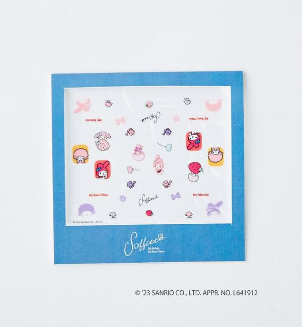 Soffitto「【マイスウィートピアノ＆マイメロディ&times;soffitto】ネイルシール」|ネイルカラー|