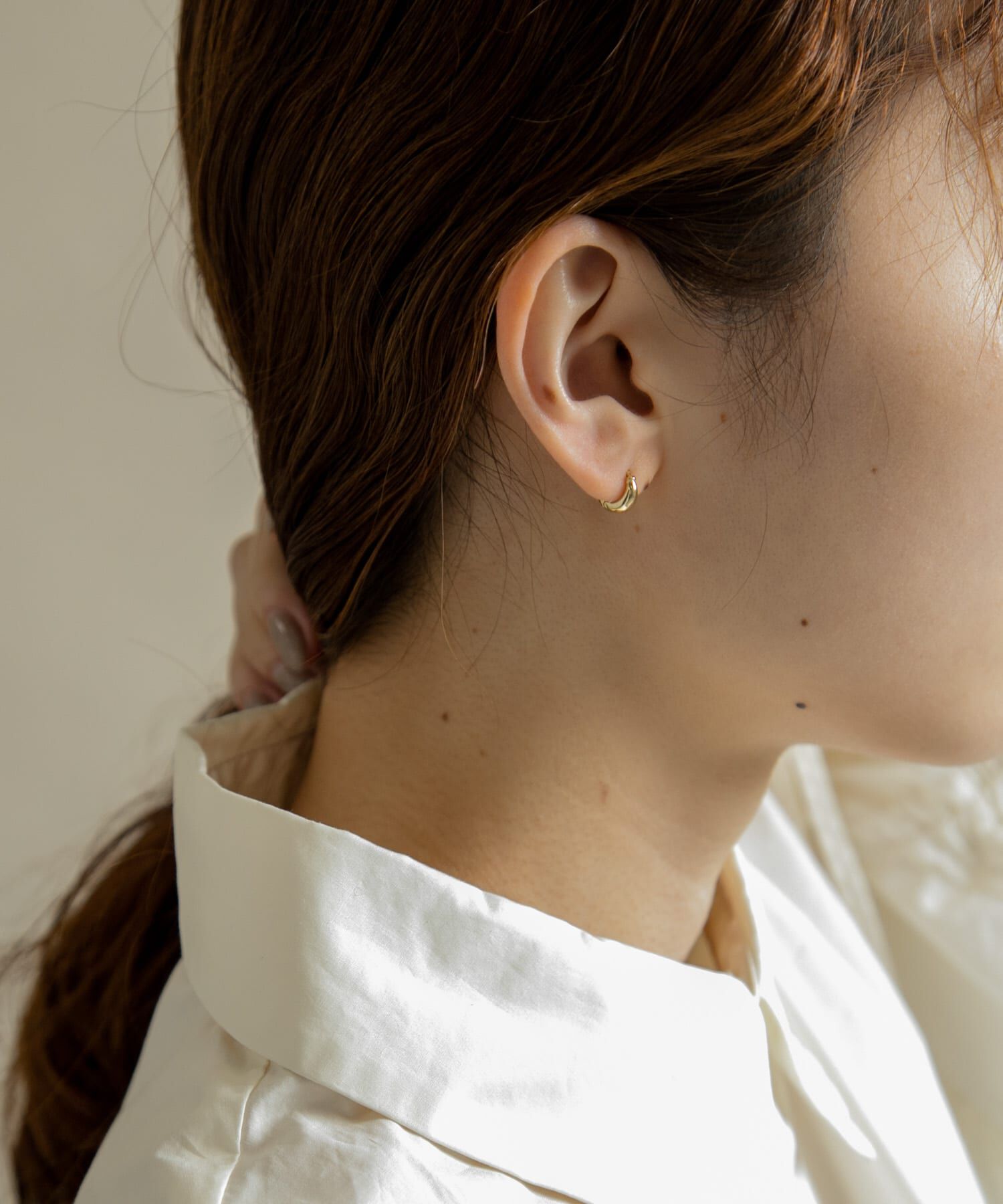 SMELLY「ミニドロップワンタッチピアス」|ピアス|