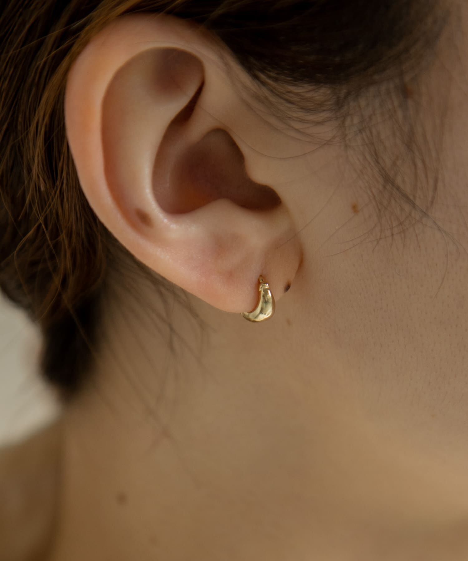 SMELLY「ミニドロップワンタッチピアス」|ピアス|