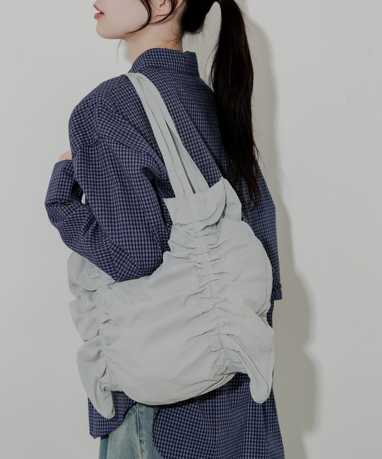 SMELLY「ナイロンギャザートート」|トートバッグ|