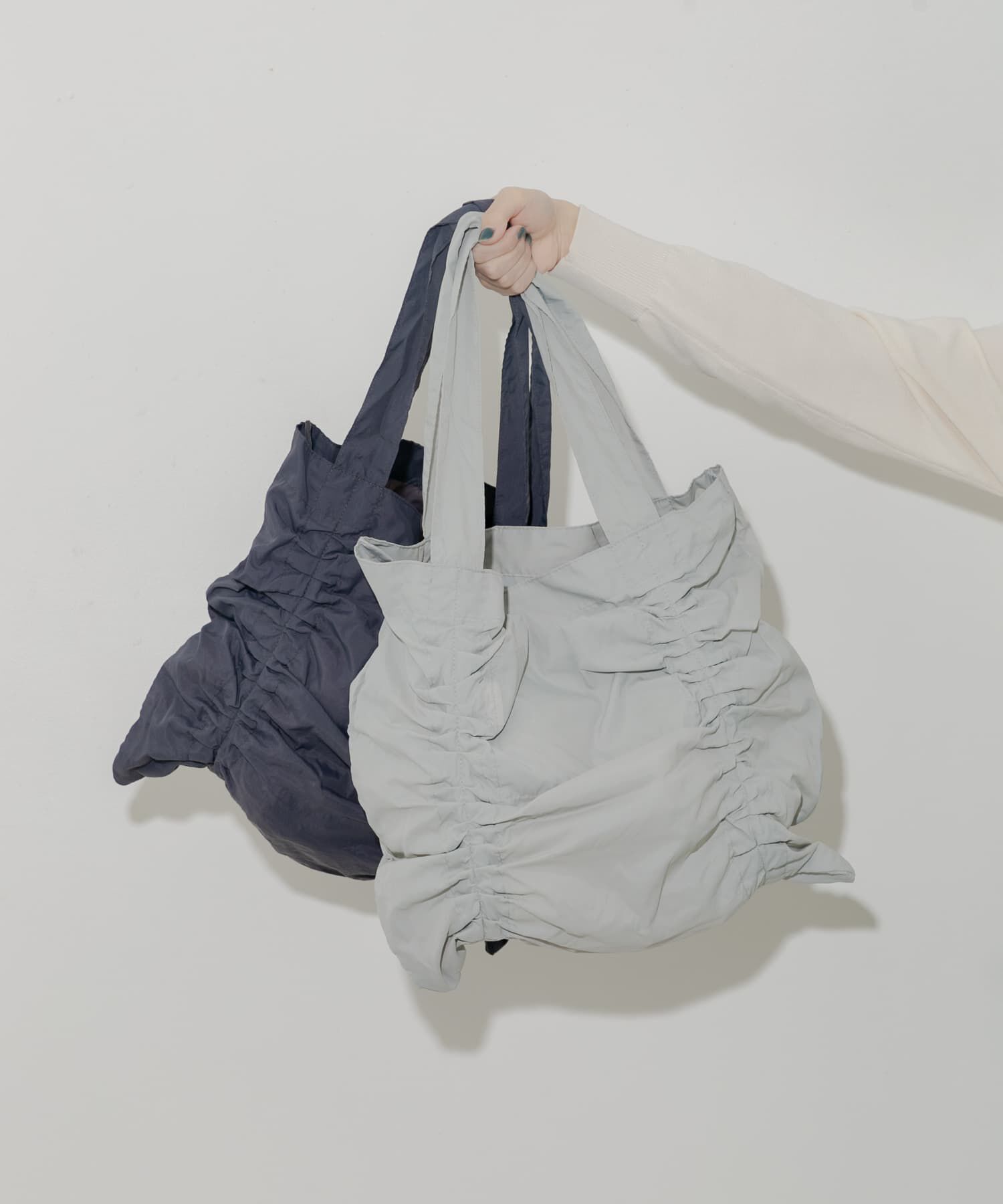 SMELLY「ナイロンギャザートート」|トートバッグ|