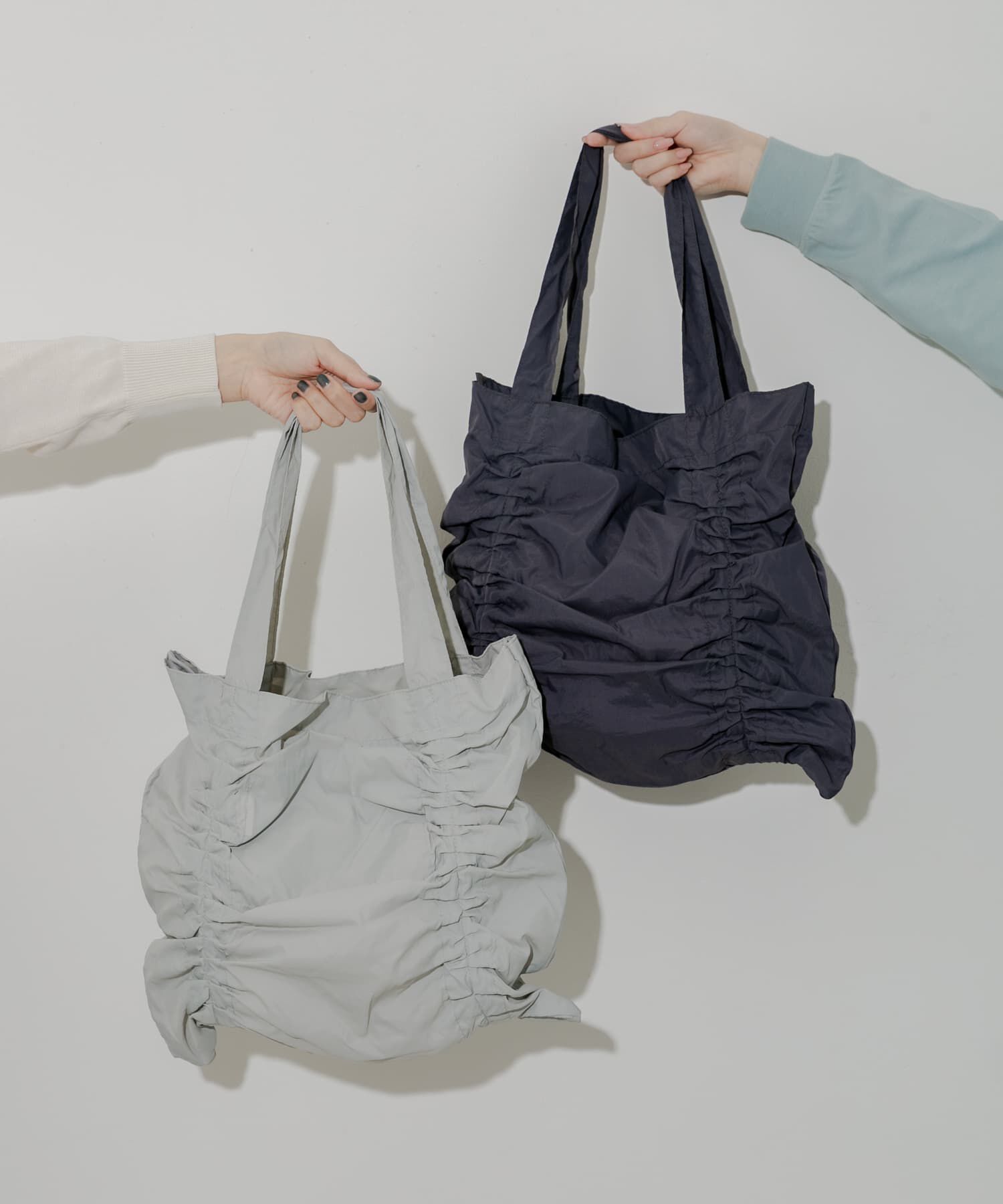 SMELLY「ナイロンギャザートート」|トートバッグ|