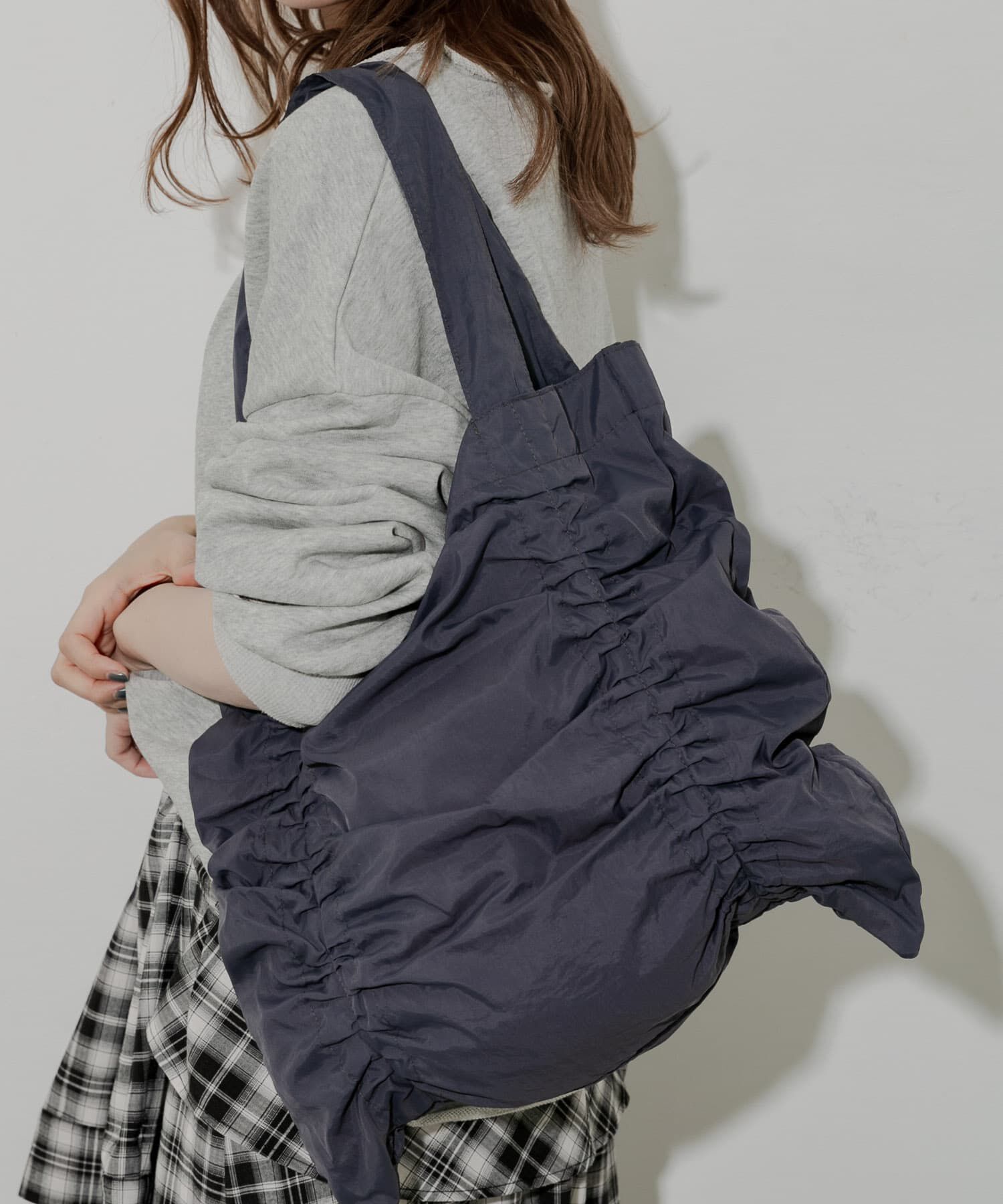 SMELLY「ナイロンギャザートート」|トートバッグ|