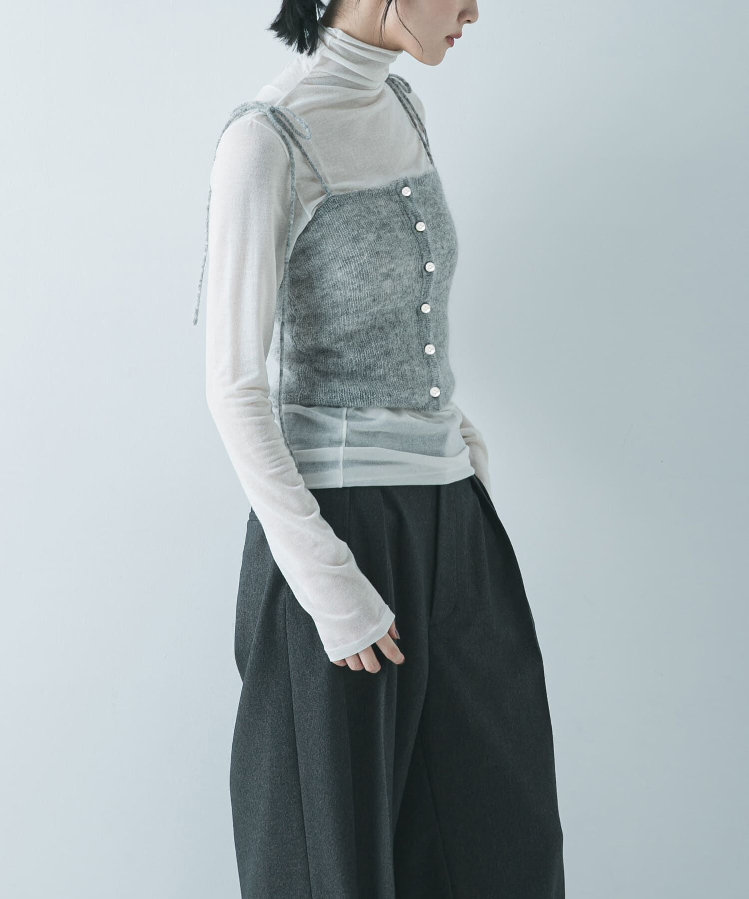 URBAN RESEARCH「シアーモヘヤキャミソール」|ニット・セーター|