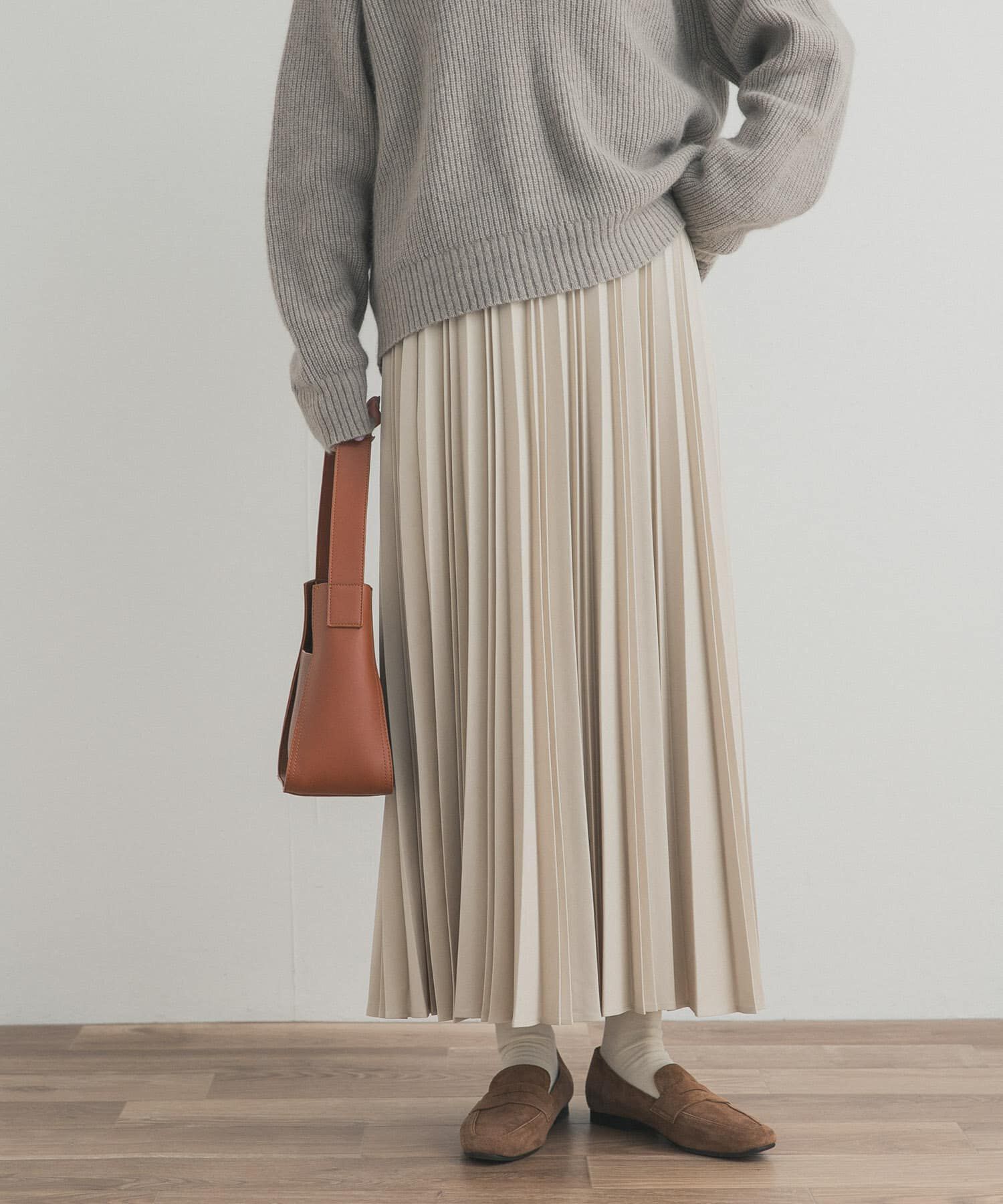 URBAN RESEARCH DOORS「ツイルプリーツスカート」|スカート|