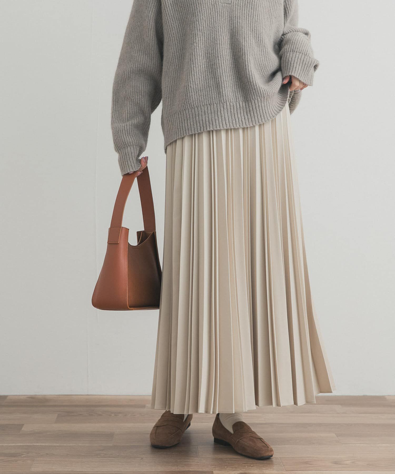 URBAN RESEARCH DOORS「ツイルプリーツスカート」|スカート|