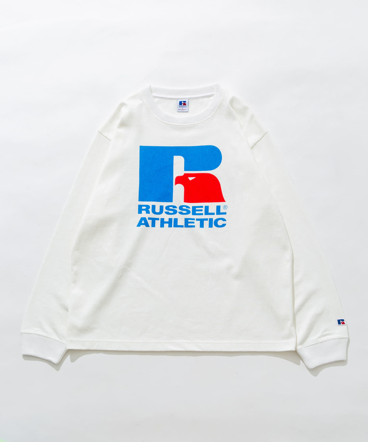 Sonny Label 「『別注』RUSSELL ATHLETIC&times;SonnyLabel　プリントヘビージャージーロングTシャツ」|Tシャツ・カットソー|