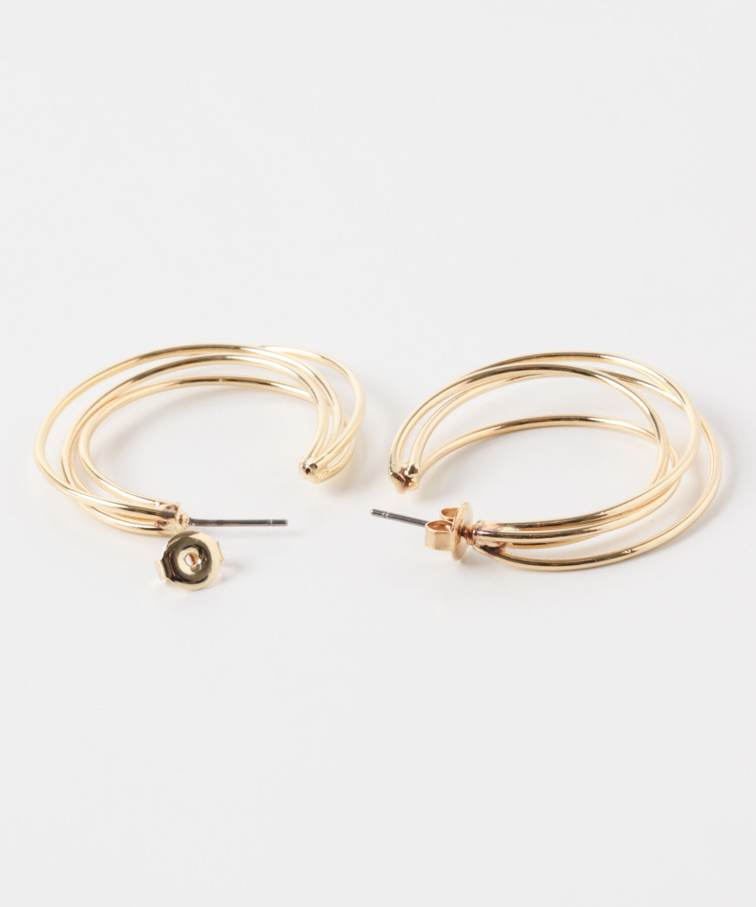 SMELLY「レイヤードフープピアス」|ピアス|