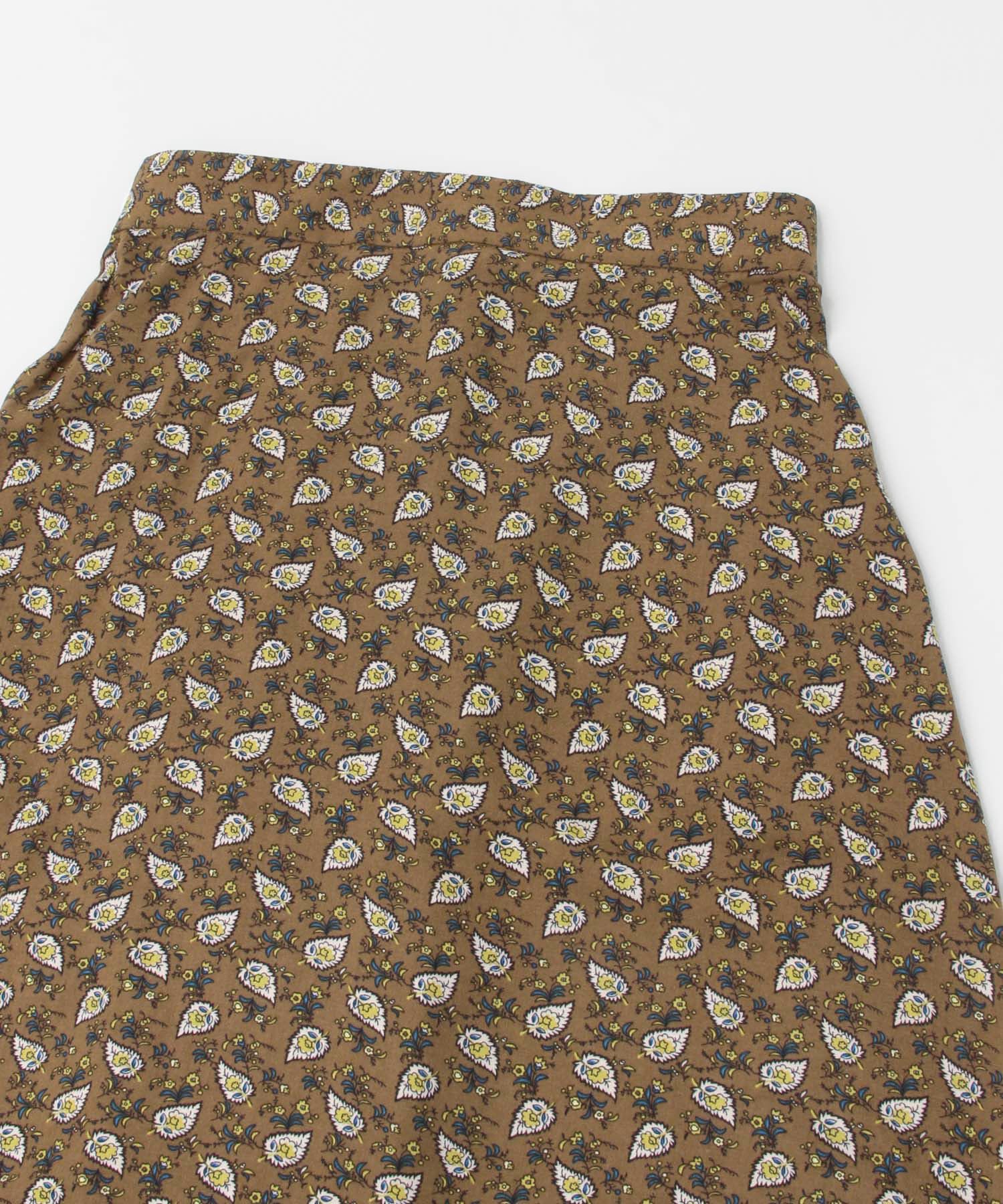  「プリントロングティアードスカート」|スカート|