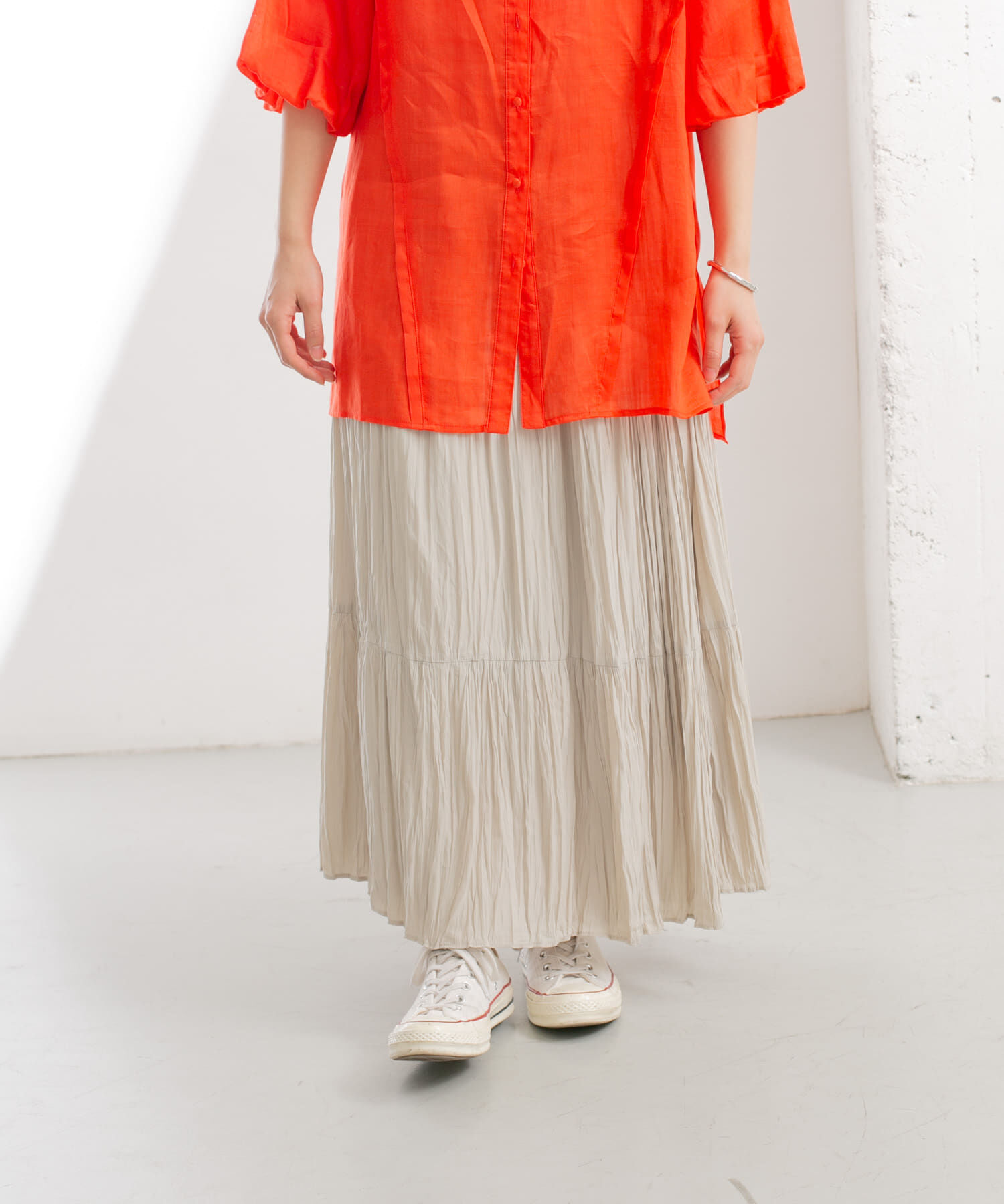  「ラップギャザースカート」|スカート|