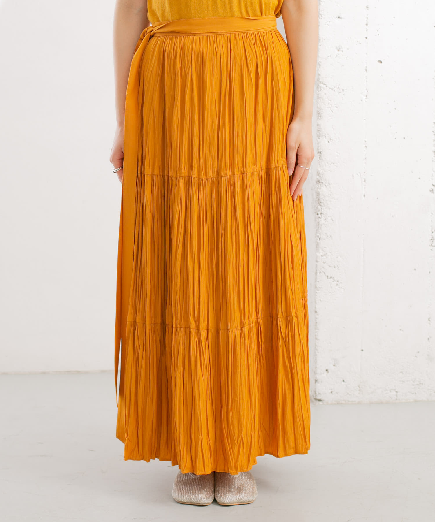  「ラップギャザースカート」|スカート|