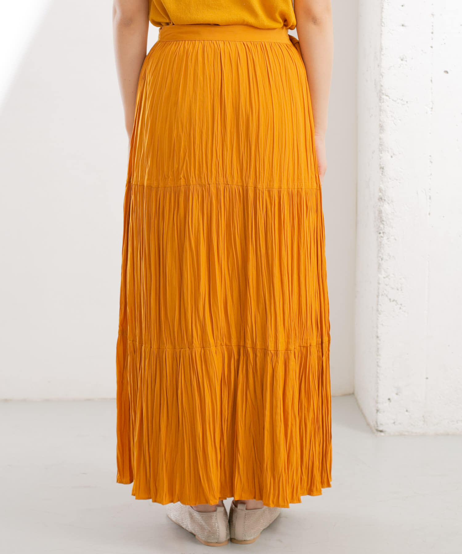  「ラップギャザースカート」|スカート|