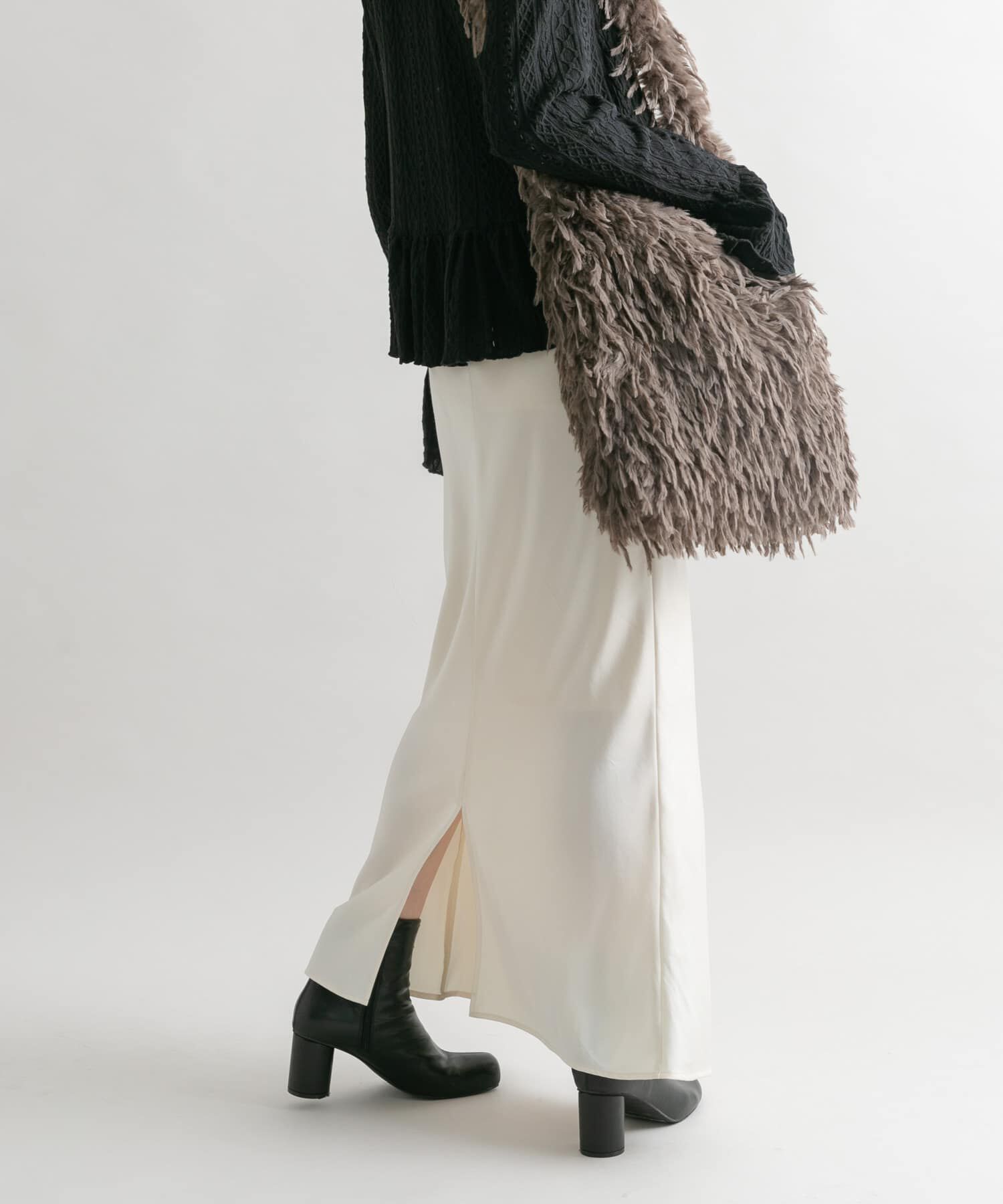  「サテンバイアススカート」|スカート|