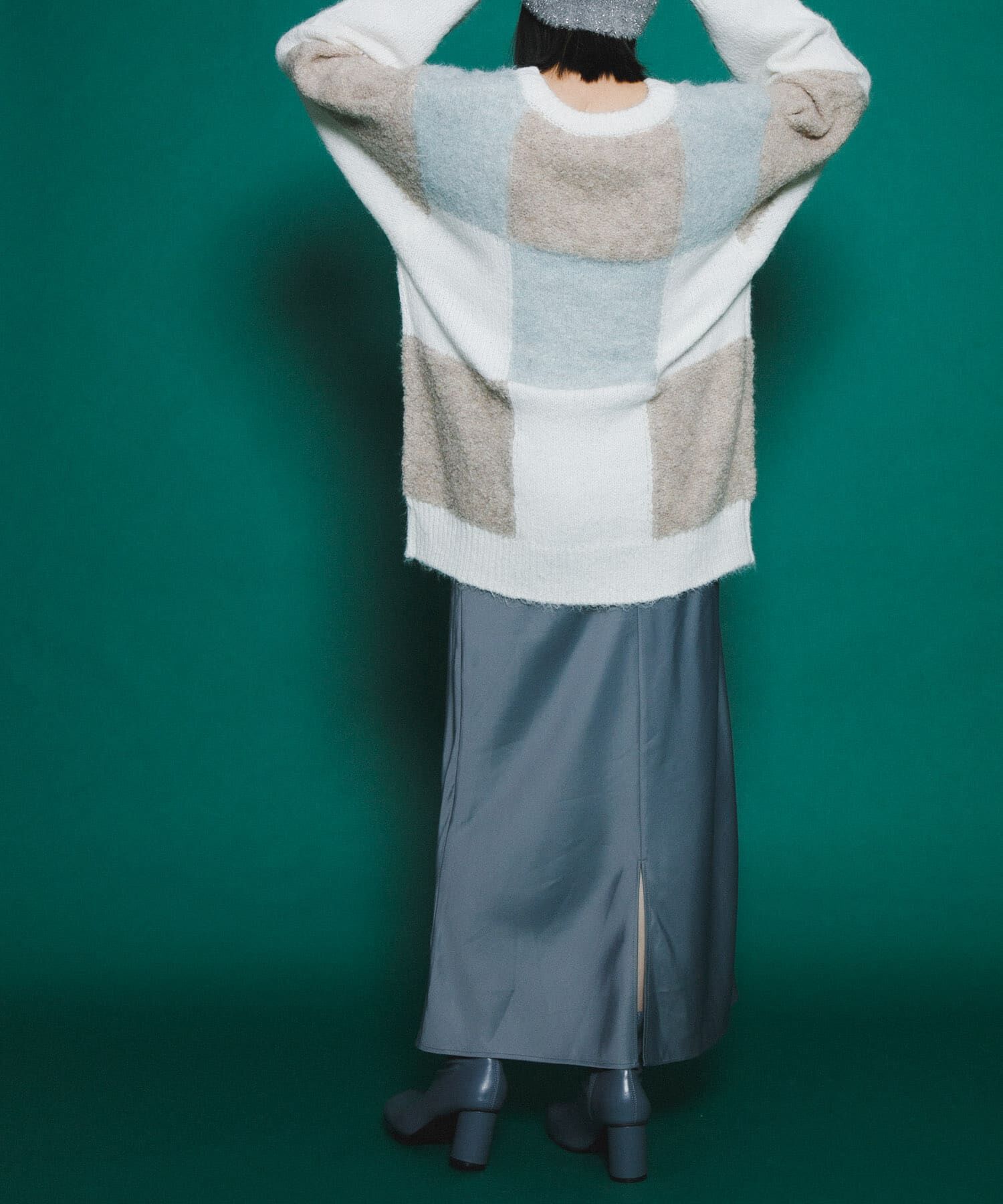  「サテンバイアススカート」|スカート|