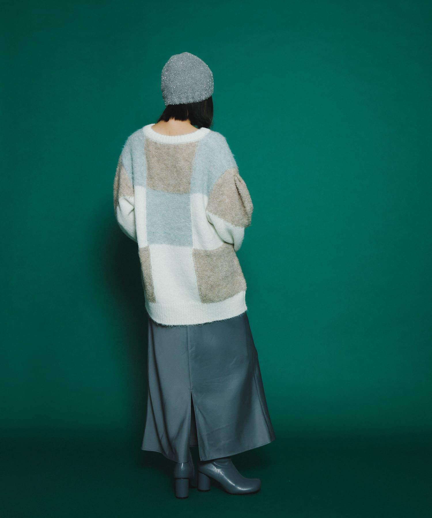  「サテンバイアススカート」|スカート|