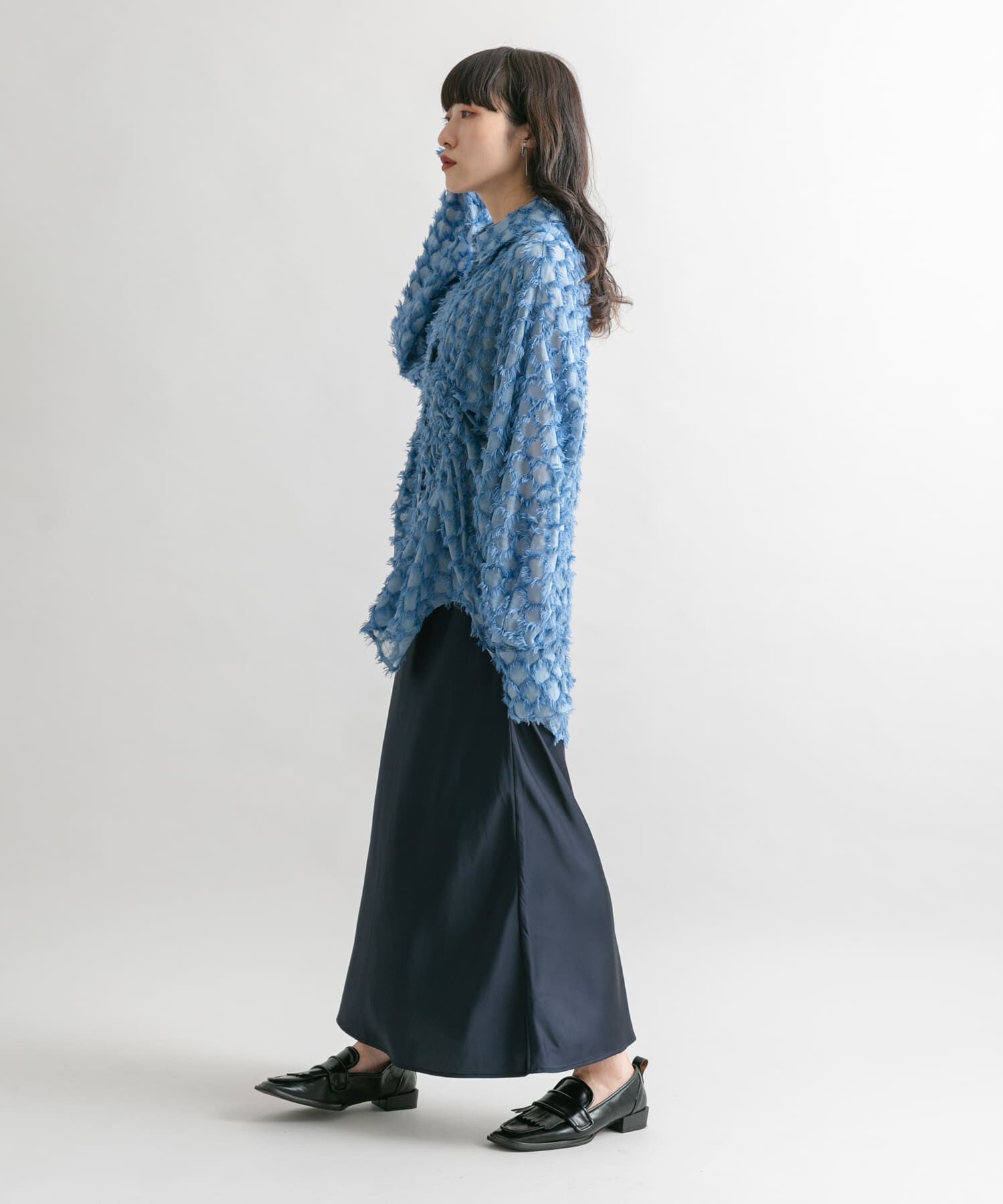  「サテンバイアススカート」|スカート|