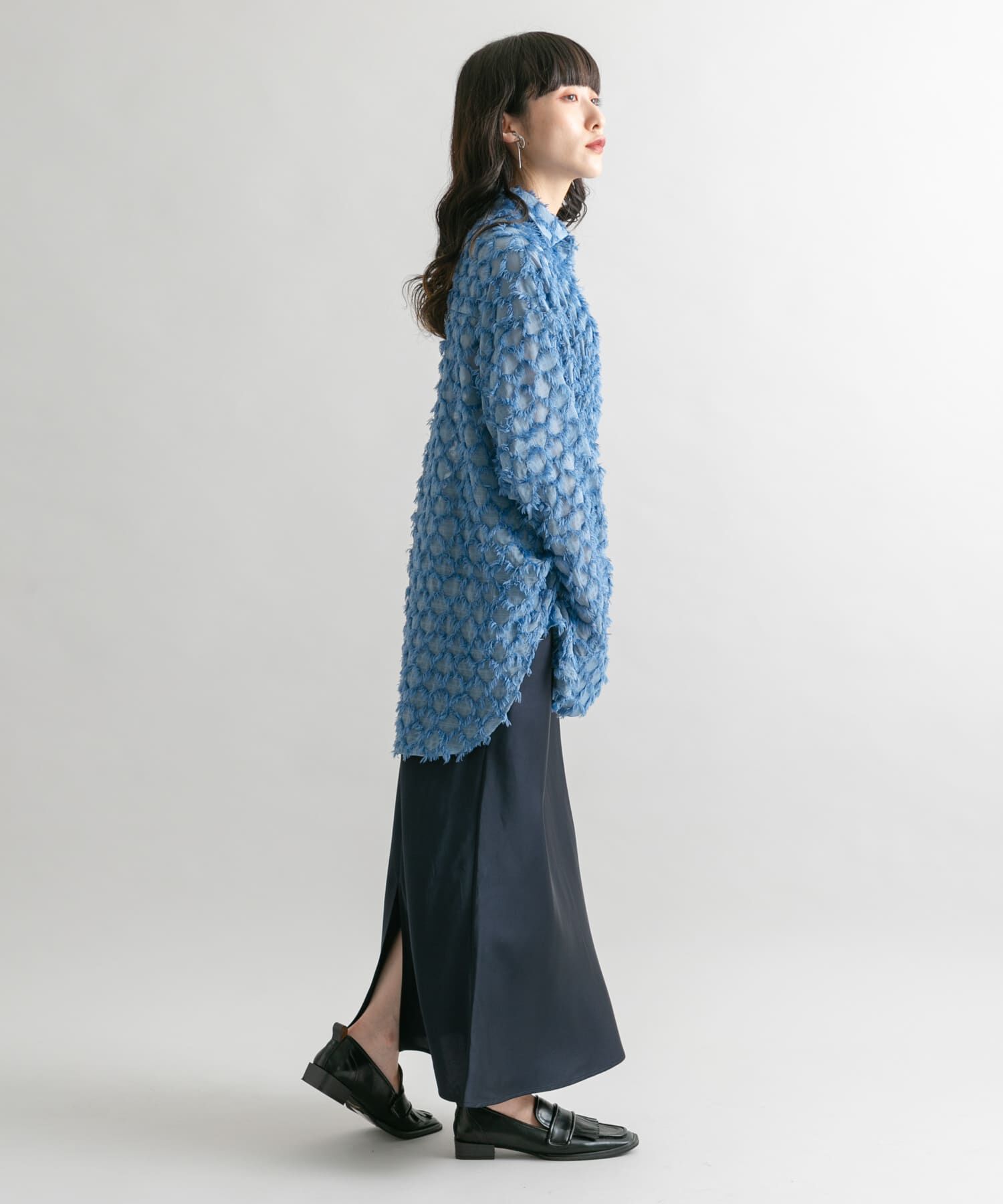  「サテンバイアススカート」|スカート|