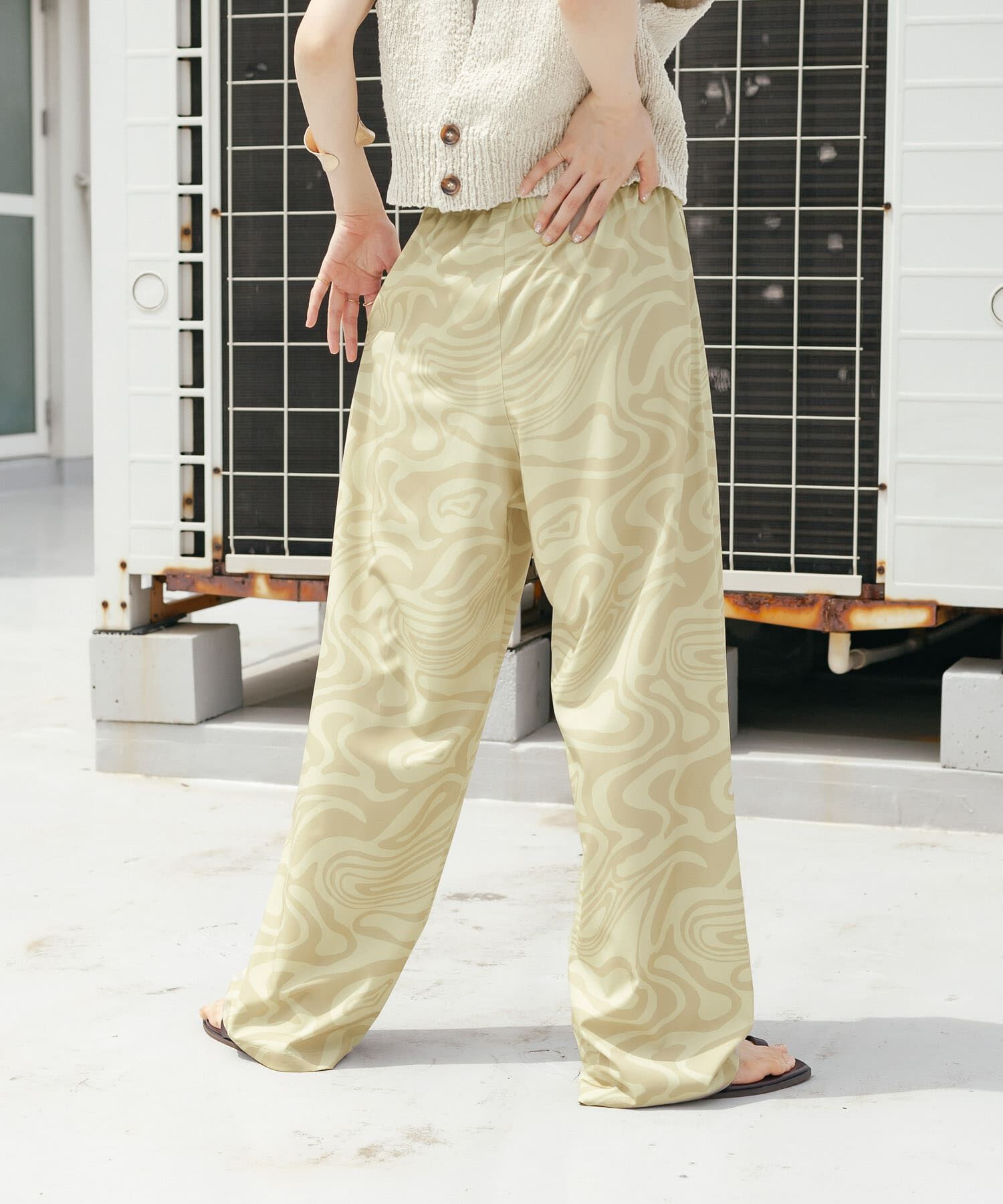  「アソートプリントパンツ」|その他|ベージュ