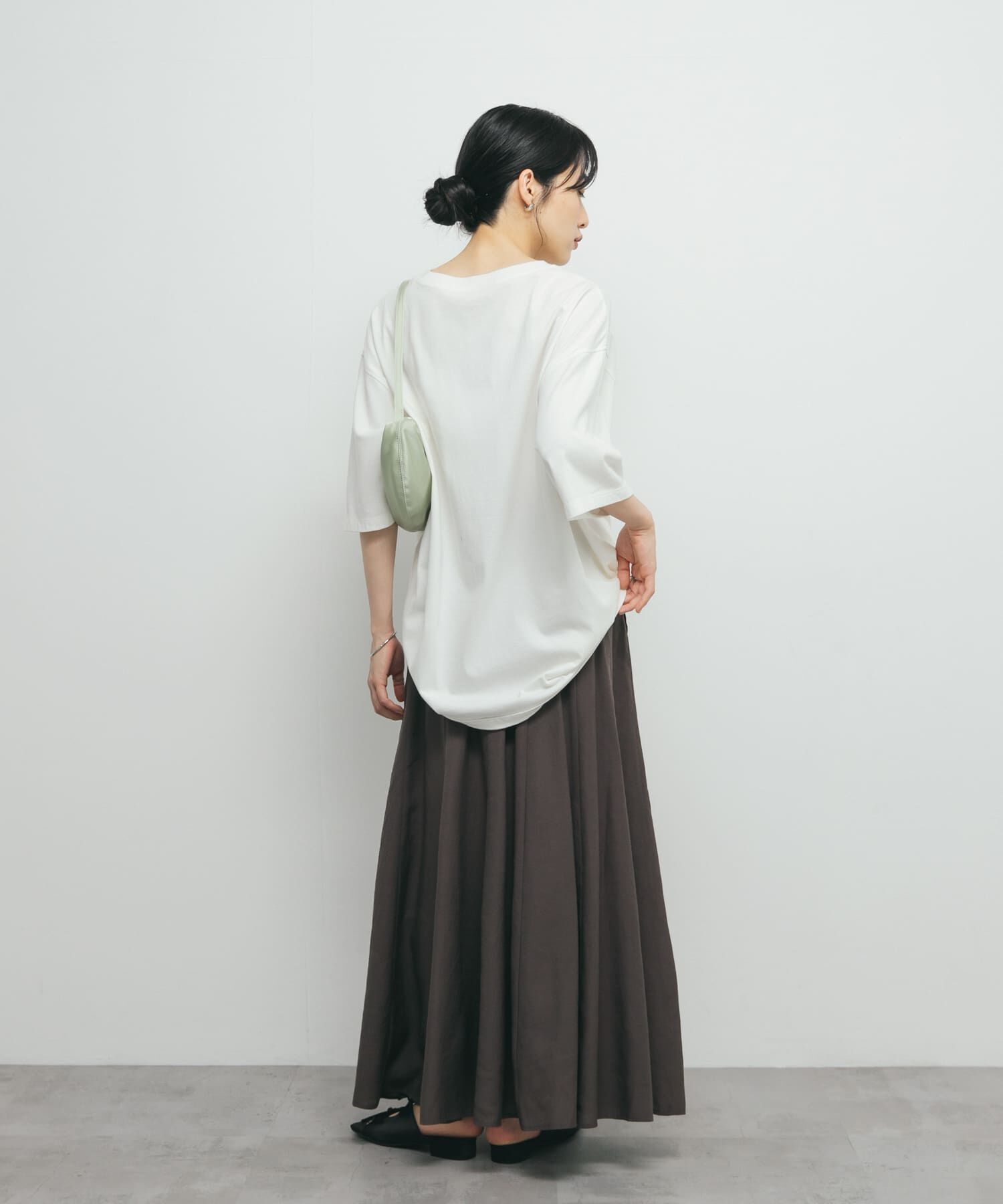  「ワイドフレアシアースカート」|スカート|
