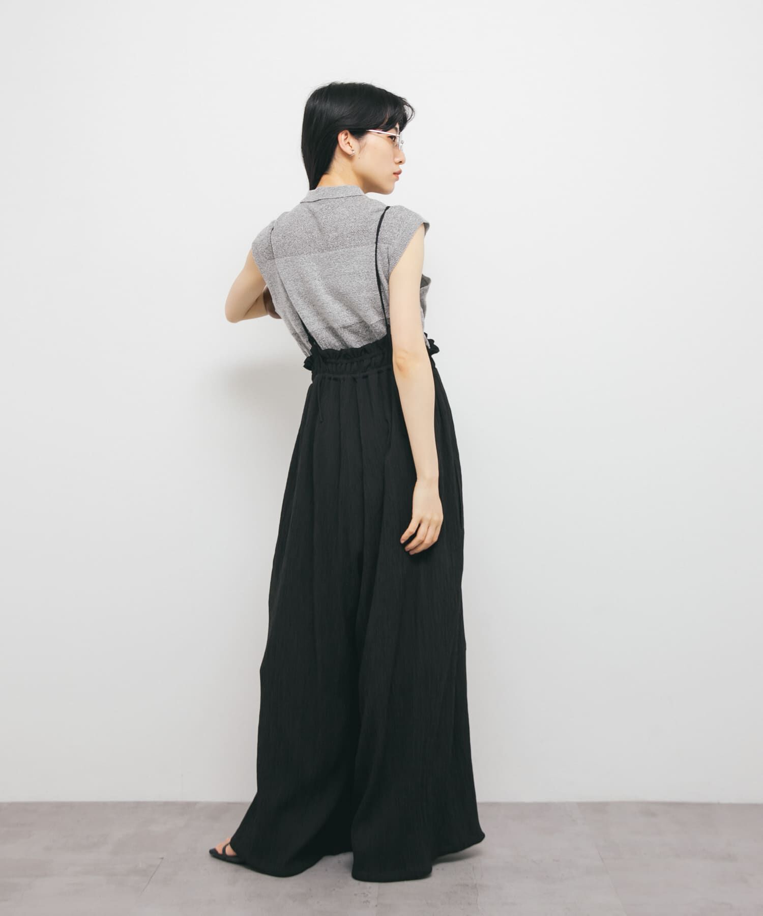  「ボリュームサロペット」|スカート|