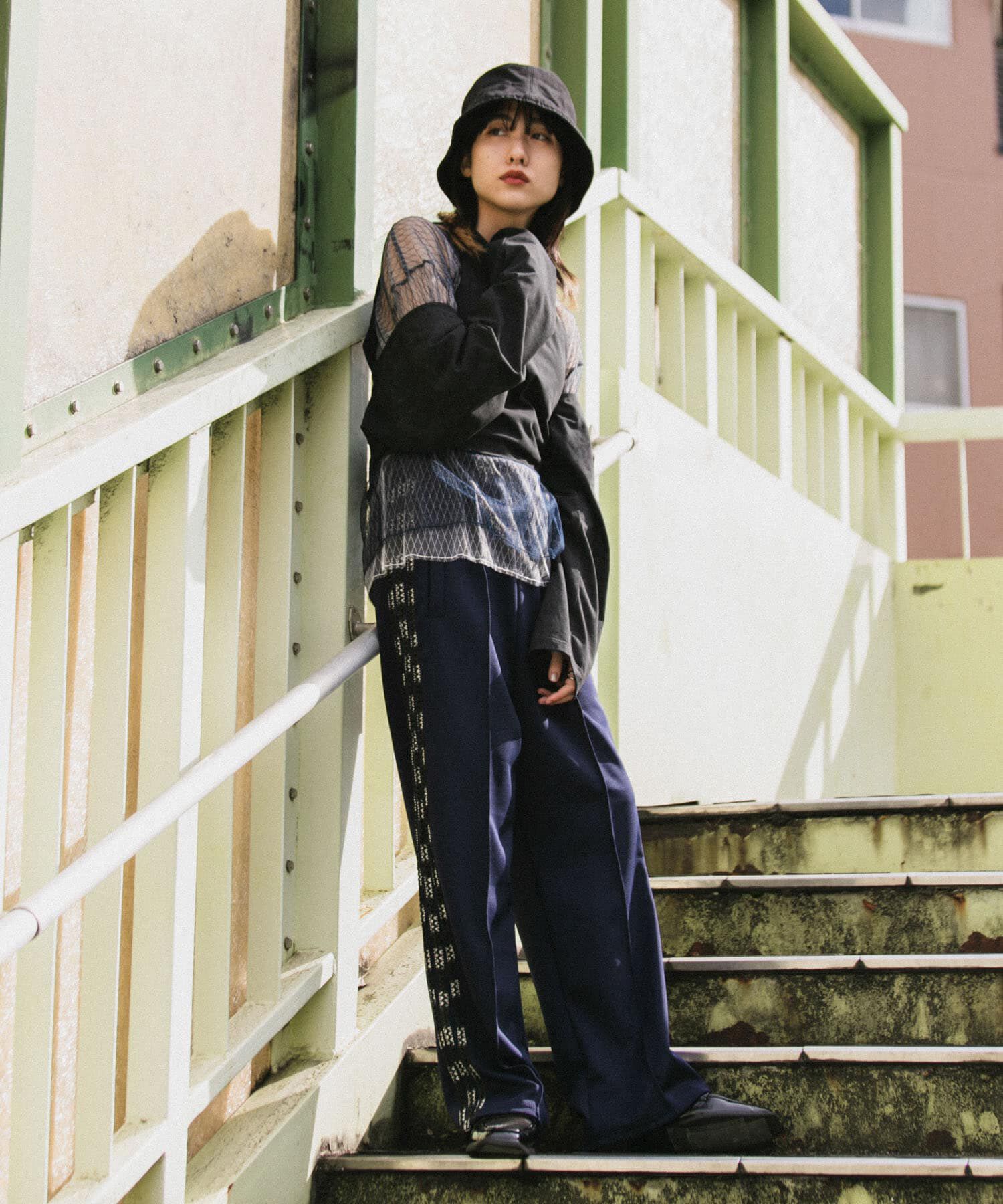  「2WAYバックリボンカットソー」|Tシャツ・カットソー|