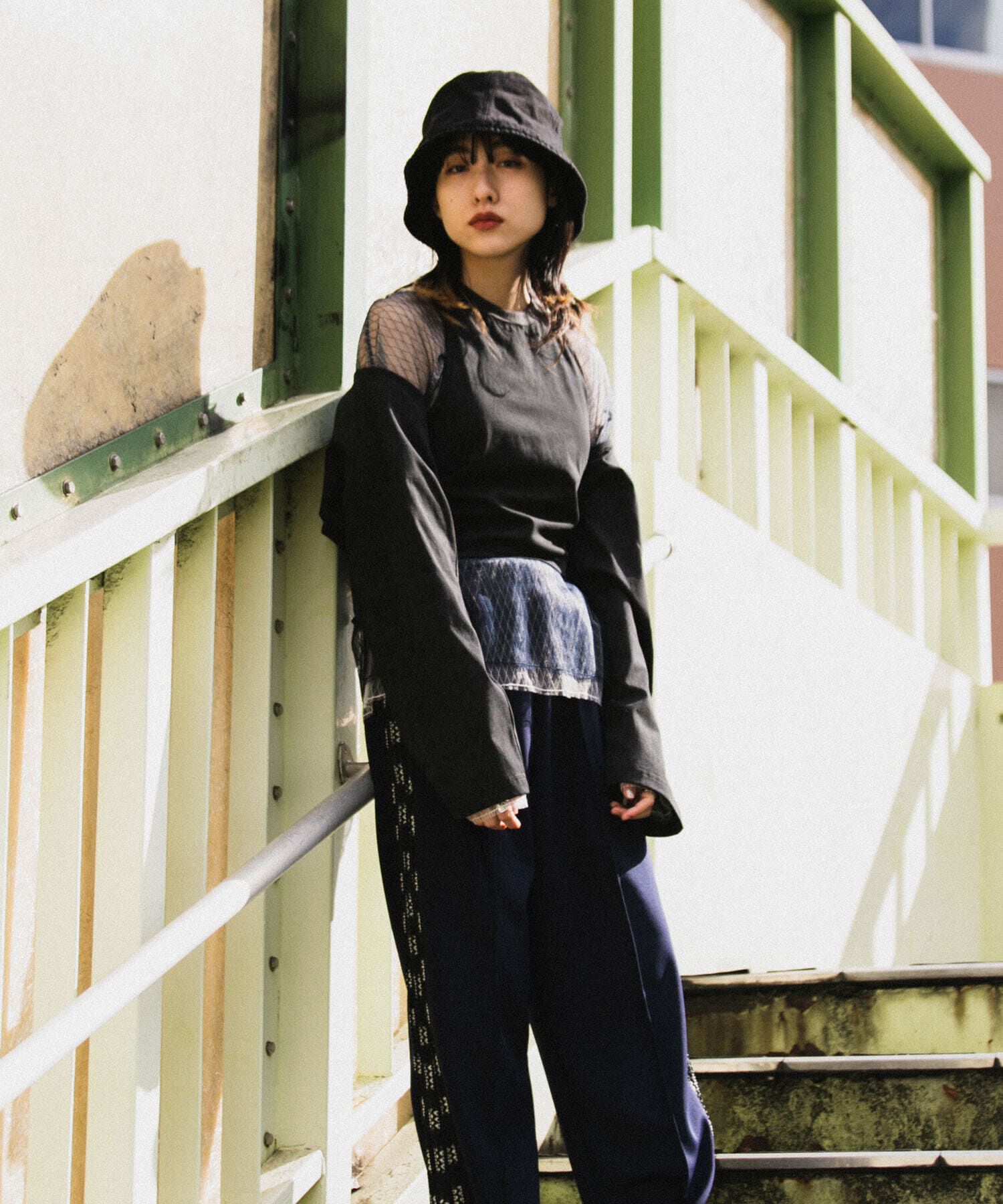  「2WAYバックリボンカットソー」|Tシャツ・カットソー|