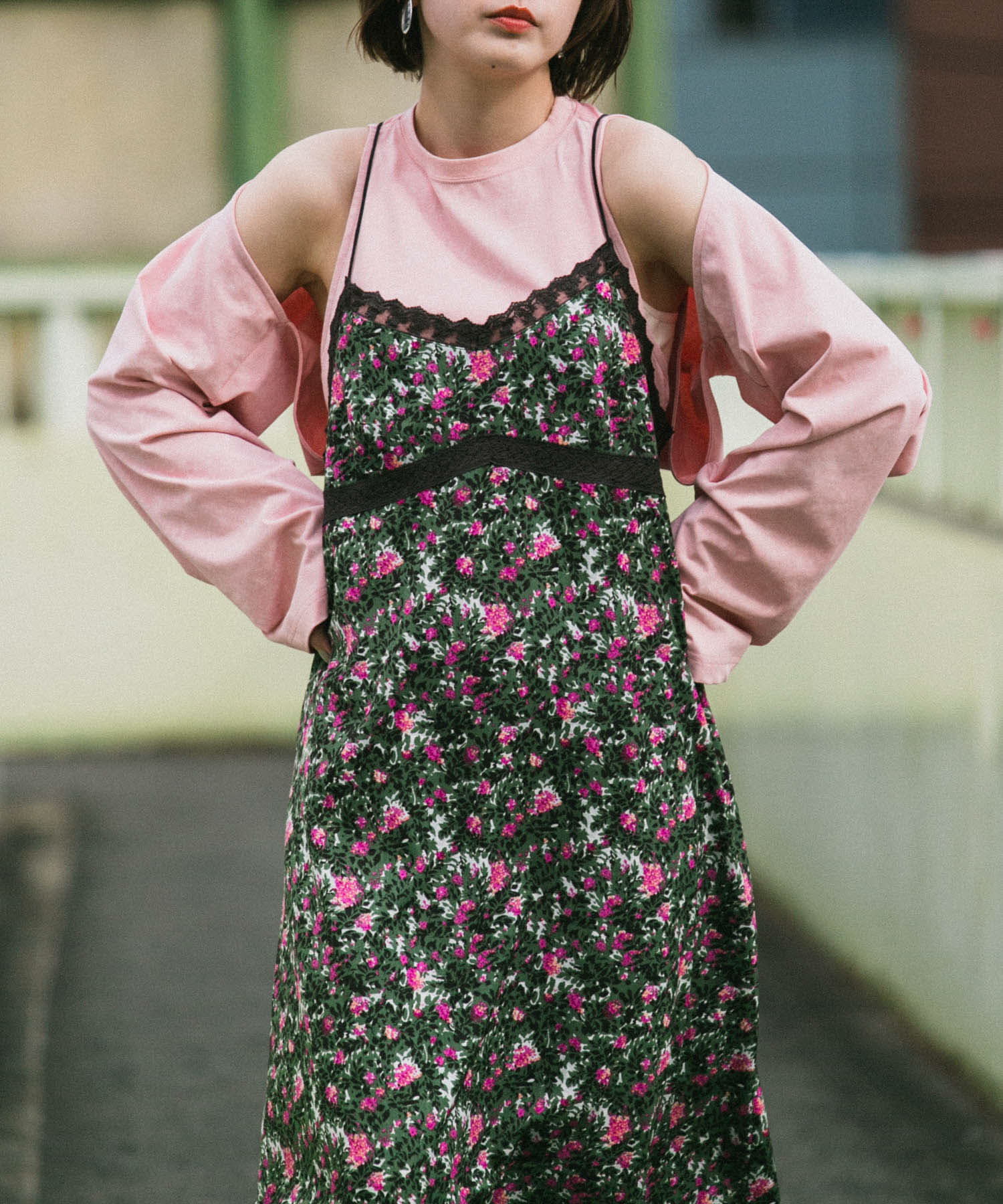  「2WAYバックリボンカットソー」|Tシャツ・カットソー|ピンク