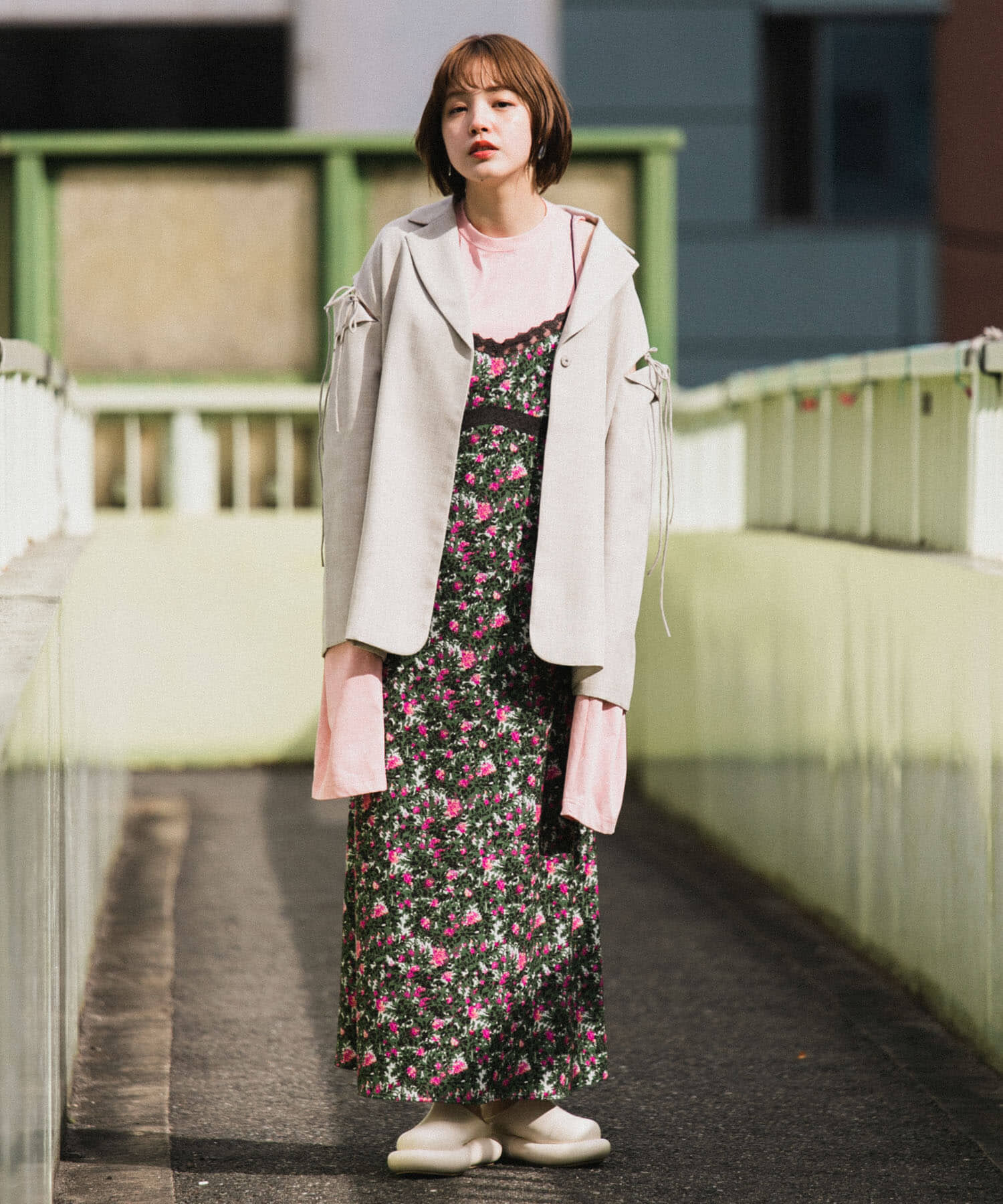  「2WAYバックリボンカットソー」|Tシャツ・カットソー|