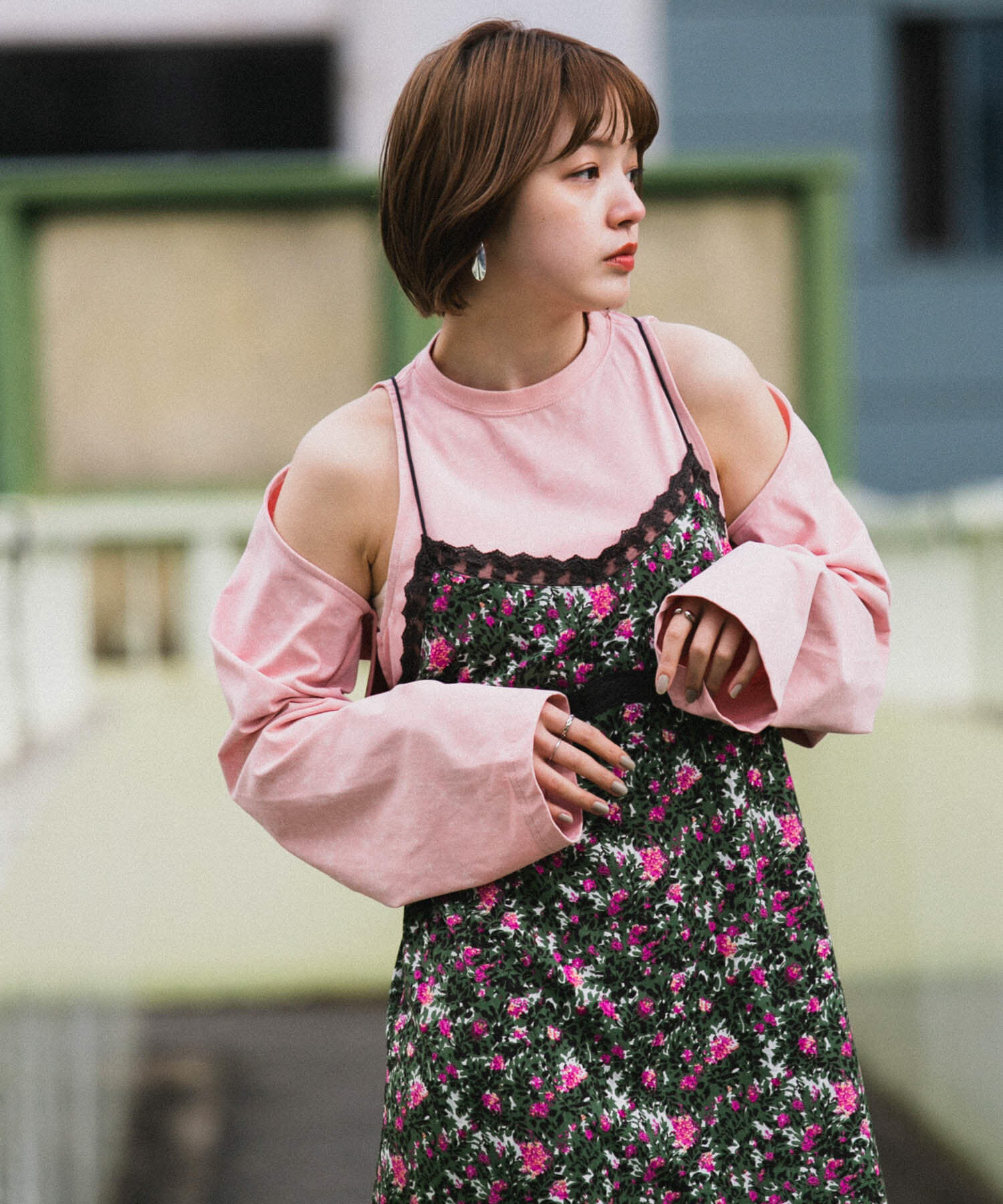  「2WAYバックリボンカットソー」|Tシャツ・カットソー|