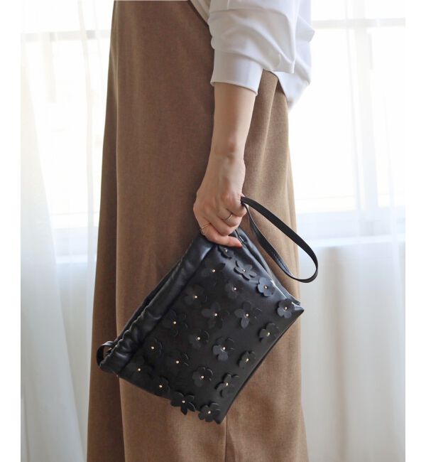 le.coeur blanc「フラワードロストバッグ」|ショルダー・メッセンジャー|