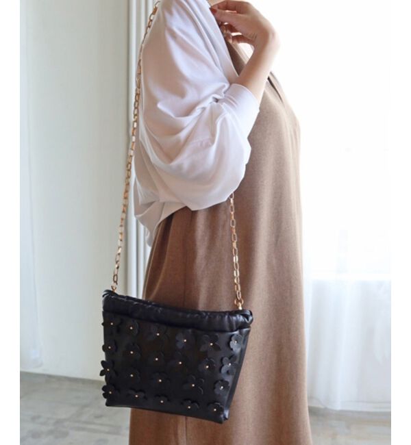 le.coeur blanc「フラワードロストバッグ」|ショルダー・メッセンジャー|