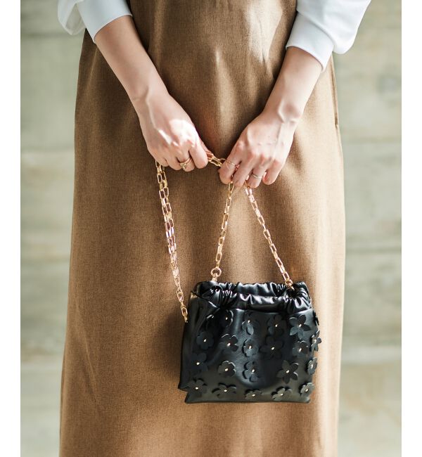 le.coeur blanc「フラワードロストバッグ」|ショルダー・メッセンジャー|