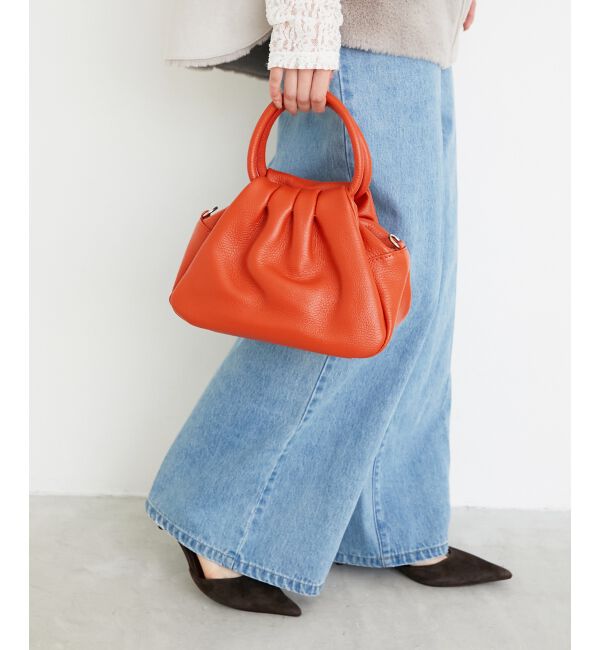  「MILLELA FIRENZEギャザーショルダーバッグ」|ショルダー・メッセンジャー|