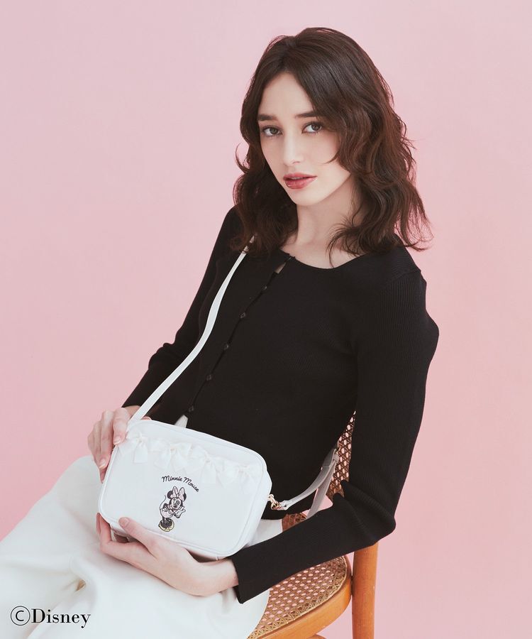 Maison de FLEUR「Minnie Mouse/リボンショルダーバッグ」|ショルダー・メッセンジャー|