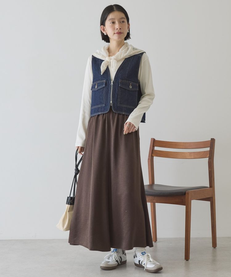 AMERICAN HOLIC「【イージーケア】サテンマーメードスカート」|スカート|