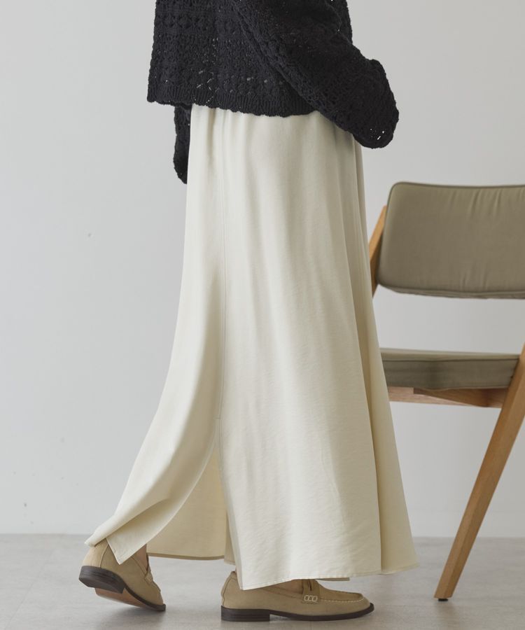 AMERICAN HOLIC「【イージーケア】サテンマーメードスカート」|スカート|