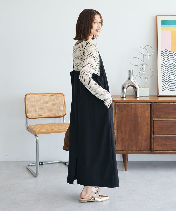 Green Parks「Vネックキャミワンピース」|ワンピース|