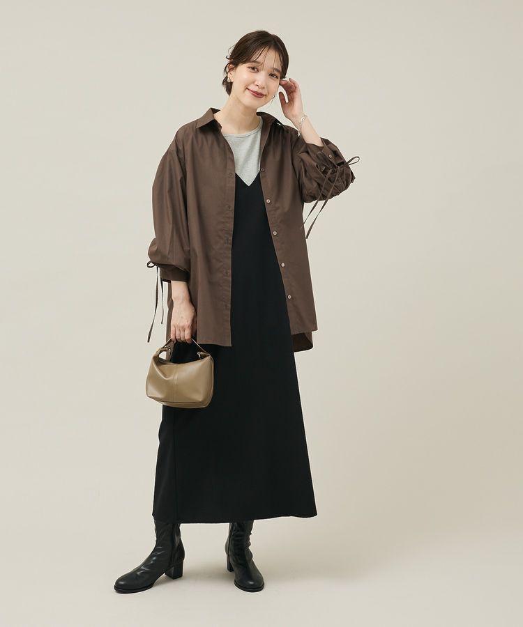 Green Parks「Vネックキャミワンピース」|ワンピース|