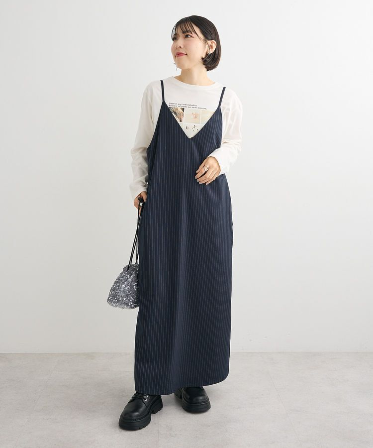 Green Parks「Vネックキャミワンピース」|ワンピース|