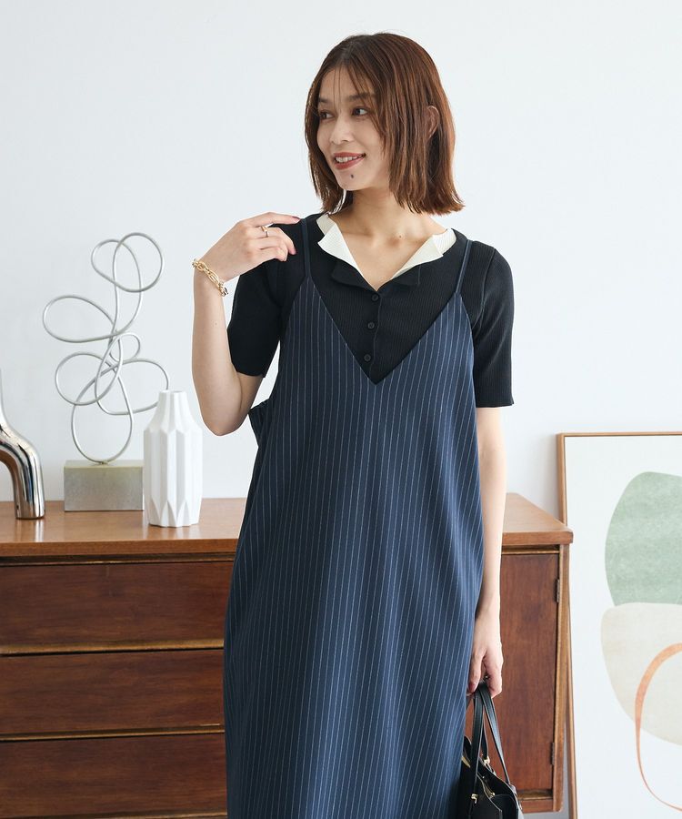 Green Parks「Vネックキャミワンピース」|ワンピース|