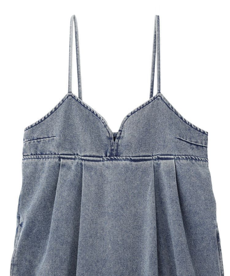 Green Parks「デニムキャミワンピース」|ワンピース|