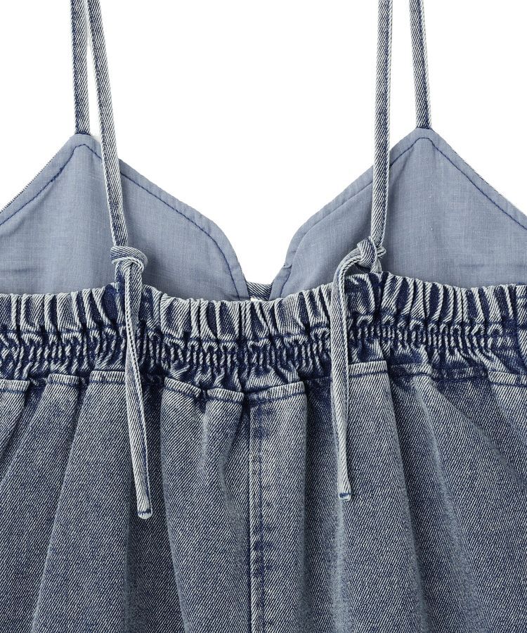 Green Parks「デニムキャミワンピース」|ワンピース|