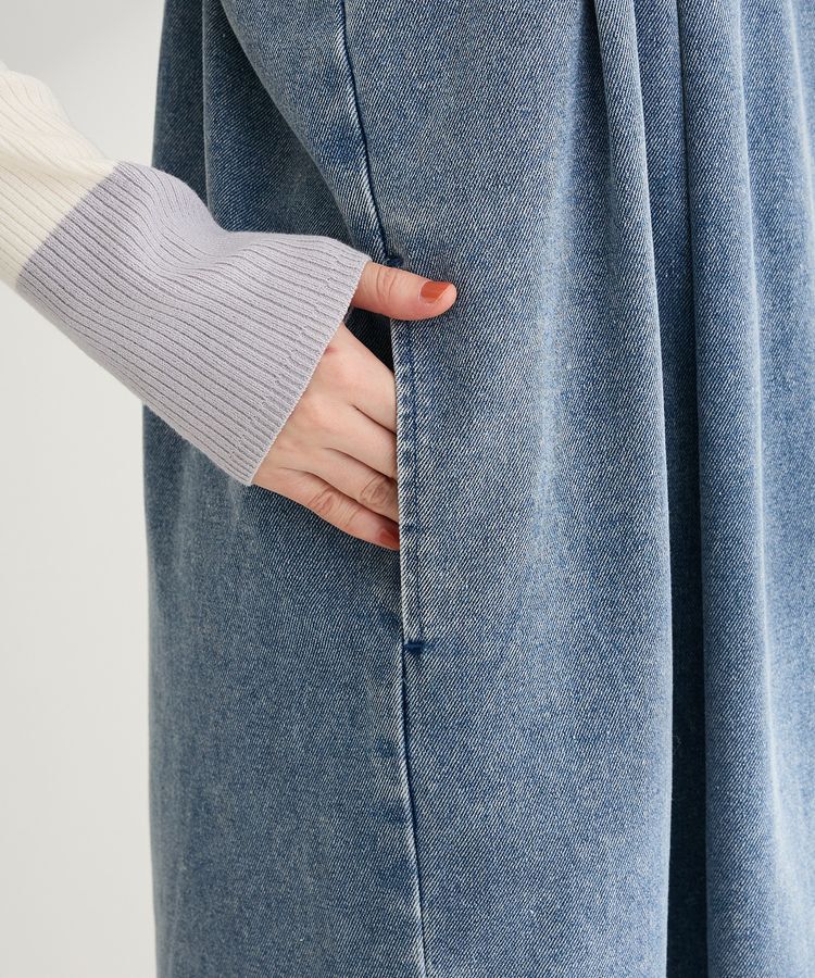 Green Parks「デニムキャミワンピース」|ワンピース|