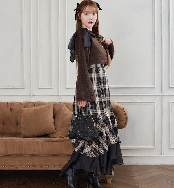  「ビジュースタッズハンドバッグ」|ショルダー・メッセンジャー|