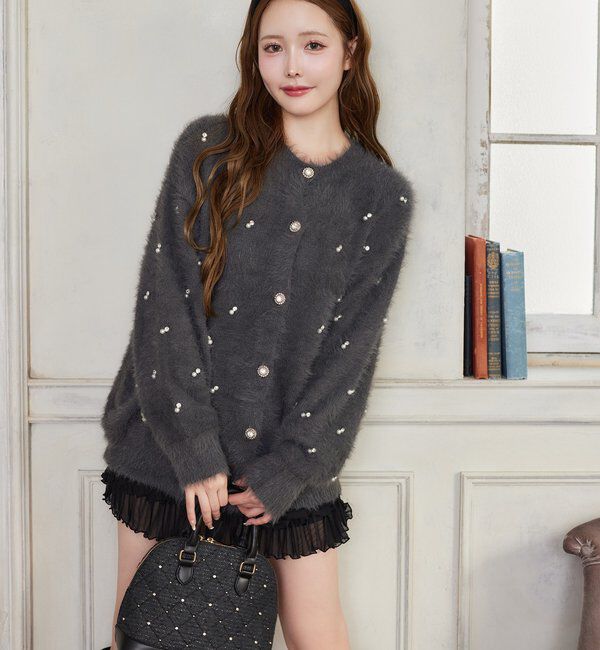  「ビジュースタッズハンドバッグ」|ショルダー・メッセンジャー|