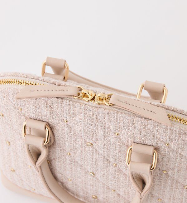  「ビジュースタッズハンドバッグ」|ショルダー・メッセンジャー|