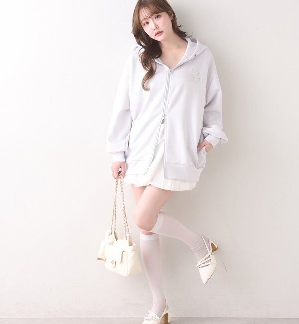  「ロゴグリッターパーカー」|プルオーバー|